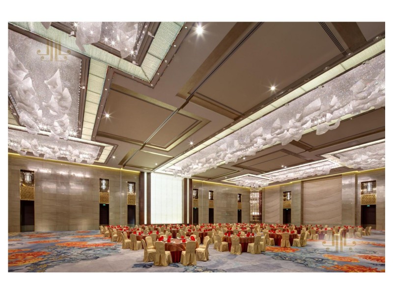 Custom Large Crystal Chandelier for Hotel Lobby