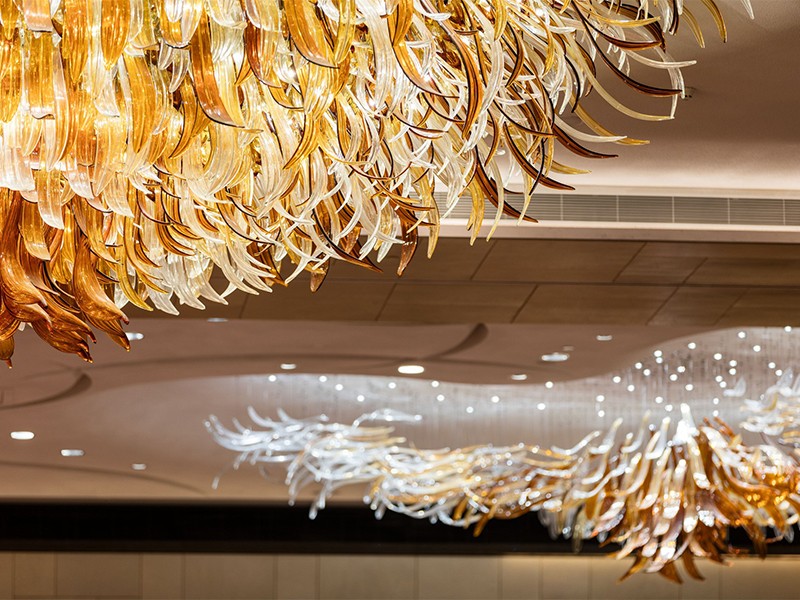 Customization Colorful Hotel Lobby Crystal Chandelier Light